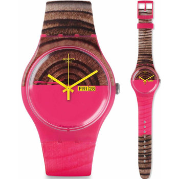 SWATCH Woodkid Brown and