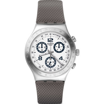 SWATCH Time To Swatch Classylicious Chronograph Grey Rubber Strap