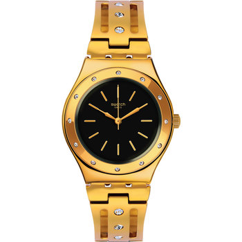 SWATCH Cento E Lode Crystals Gold Stainless Steel Bracelet
