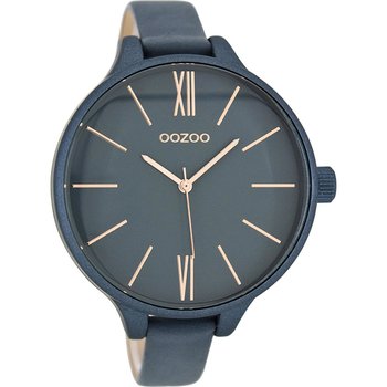 OOZOO Timepieces Blue Leather