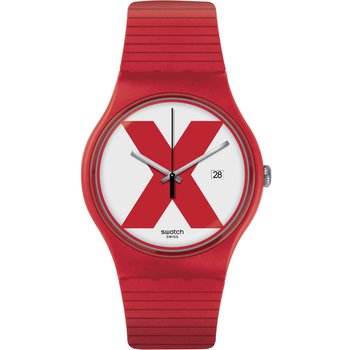 SWATCH XX-Rated Red Silicone