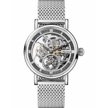 INGERSOLL The Herald Automatic Silver Stainless Steel Bracelet