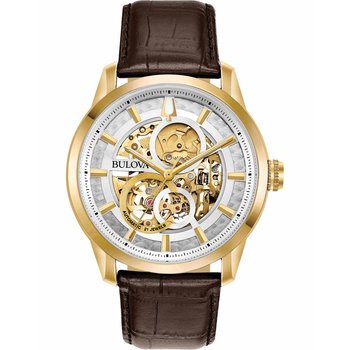 BULOVA Mechanical Collection Automatic Brown Leather Strap