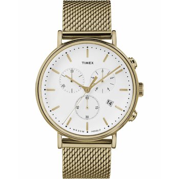 TIMEX The Fairfield Chronograph Gold Stainless Steel Bracelet