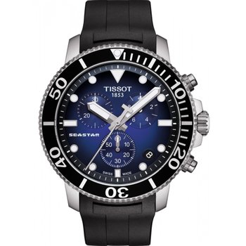 TISSOT T-Sport Seastar 1000 Chronograph Black Combined Materials Strap