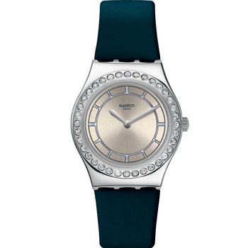 SWATCH Bluechic Blue Leather