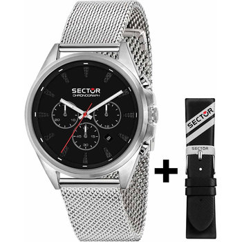 SECTOR 280 Chronograph Silver Stainless Steel Bracelet