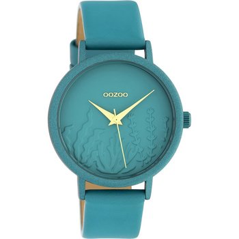 OOZOO Timepieces Green Leather Strap (36mm)