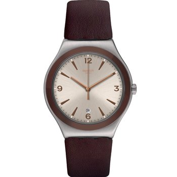 SWATCH O'Choco Brown Leather