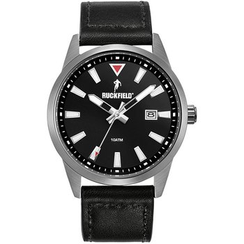 RUCKFIELD Mens Black Leather Strap