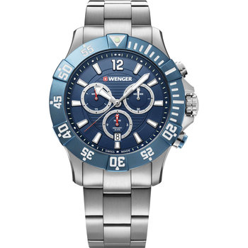 WENGER Seaforce Chronograph Silver Stainless Steel Bracelet