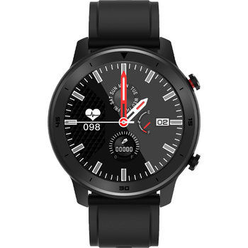 DAS.4 Smartwatch Chronograph Black Silicon Strap SQ12