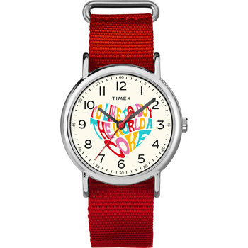 TIMEX Weekender Coca-Cola 1971 Red Fabric Strap