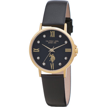 U.S.POLO Paxton Black Leather