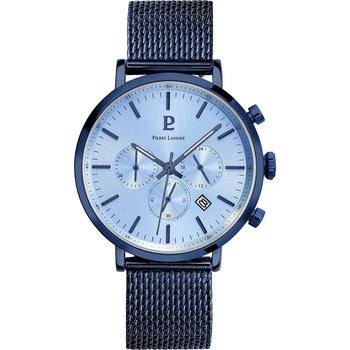 PIERRE LANNIER Baron Chronograph Blue Stainless Steel Bracelet