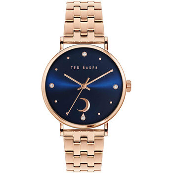 TED BAKER Phylipa Moon Crystals Rose Gold Stainless Steel Bracelet