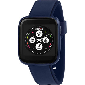 SECTOR S-04 Smartwatch Blue Silicone Strap