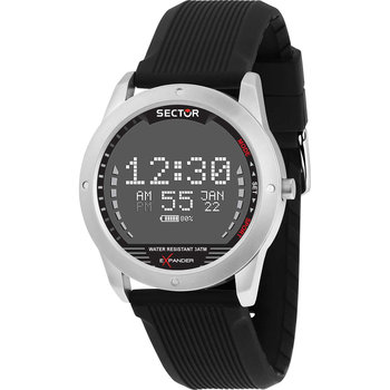 SECTOR EX-43 Smartwatch Black Silicone Strap