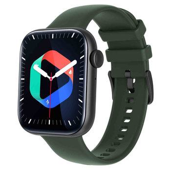 TEKDAY Smartwatch Olive Green Silicone Strap