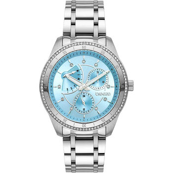 BREEZE Colorista Crystals Silver Stainless Steel Bracelet