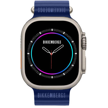 BIKKEMBERGS Big Smartwatch Blue Silicone Strap