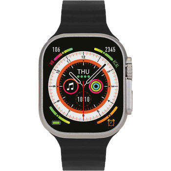 THORTON Geni Smartwatch Black Silicone Strap