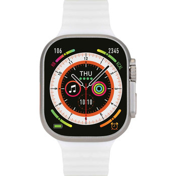 THORTON Geni Smartwatch White Silicone Strap