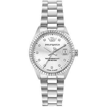 PHILIP WATCH Caribe Urban Crystals Silver Stainless Steel Bracelet