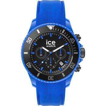 ICE WATCH Chrono with Light Blue Silicone Strap (L)