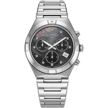ROAMER Eos Crystals Chronograph Silver Stainless Steel Bracelet