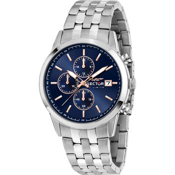 SECTOR 660 Chronograph Silver Stainless Steel Bracelet