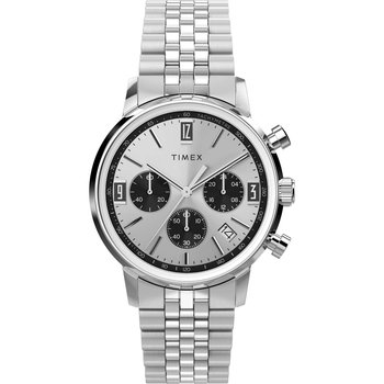 TIMEX Marlin Chronograph Silver Stainless Steel Bracelet