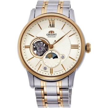 ORIENT Classic Sun and Moon Automatic Two Tone Stainless Steel Bracelet