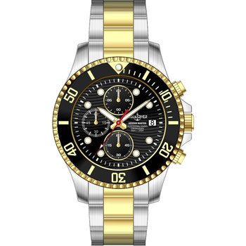 AQUADIVER Aegean Master Chronograph Two Tone Stainless Steel Bracelet