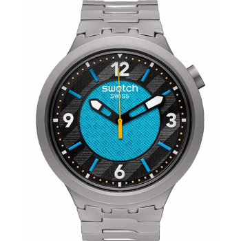 SWATCH Power Of Nature Frostbloom Silver Stainless Steel Bracelet