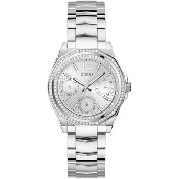 GUESS Ritzy Crystals Silver Stainless Steel Bracelet