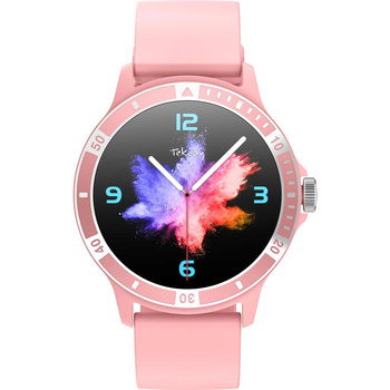 TEKDAY Smartwatch Pink Silicone Strap