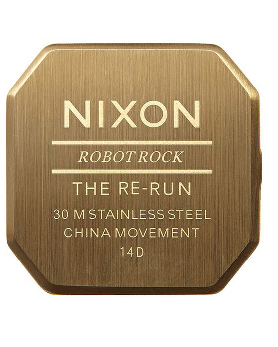 NIXON Re-Run Digital Gold Stainless Steel Bracelet