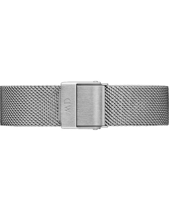 DANIEL WELLINGTON Petite Sterling Silver Mesh Metallic Bracelet 32mm