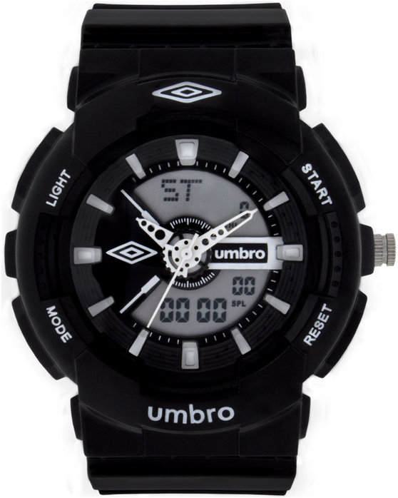 UMBRO Sport Chronograph Black Rubber Strap