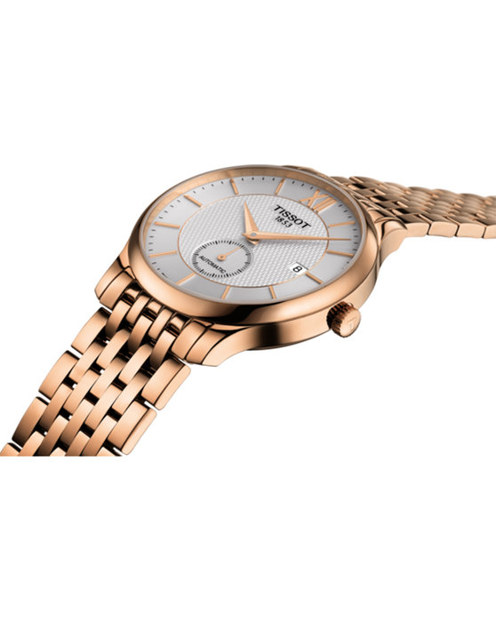 TISSOT T-Classic Tradition Automatic Rose Gold Stainless Steel Bracelet
