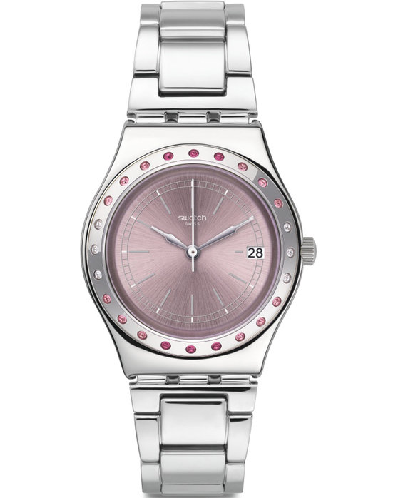 SWATCH Countryside Pinkaround Silver Stainless Steel Bracelet