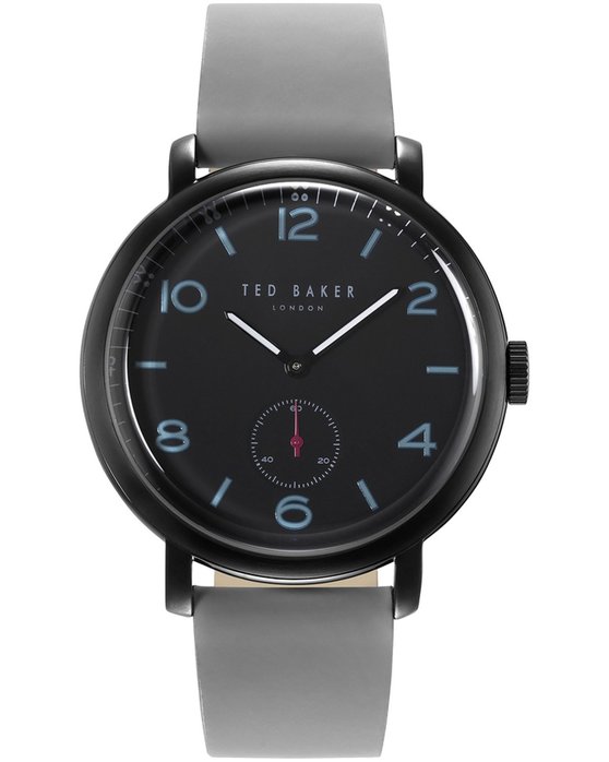 TED BAKER Harry Grey Leather Strap