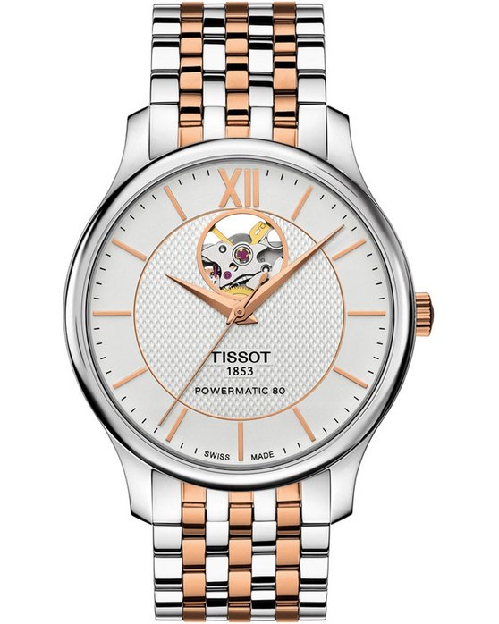 TISSOT T-Classic Tradition Automatic Two Tone Stainless Steel Bracelet