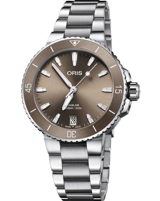 ORIS Aquis Date Automatic Silver Stainless Steel Bracelet
