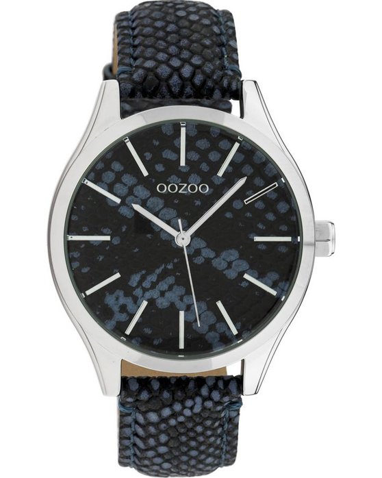 OOZOO Timepieces Animal Print Leather Strap