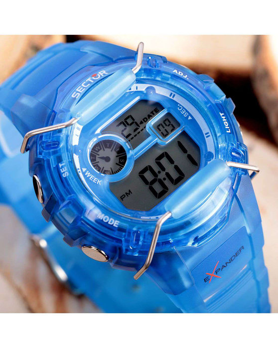SECTOR EX-05 Blue Synthetic Strap