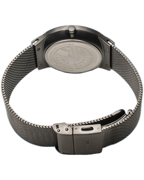 BERING Classic Grey Stainless Steel Bracelet