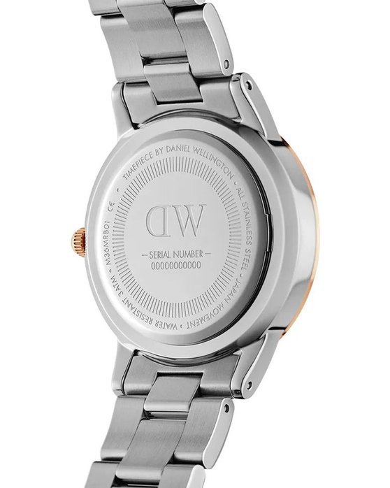 DANIEL WELLINGTON Iconic Link Crystals Two Tone Stainless Steel Bracelet 28mm