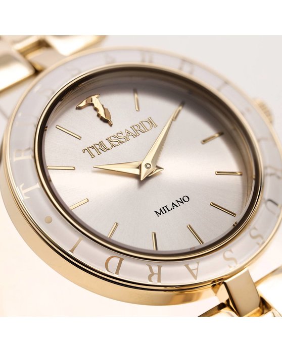 TRUSSARDI T-Shiny Gold Stainless Steel Bracelet